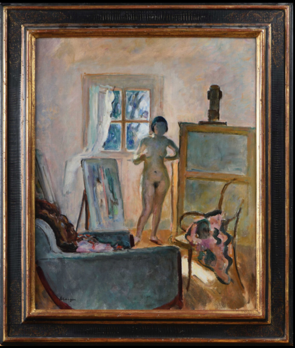 Henri Baptiste LEBASQUE (1865-1937) — Nu dans l'atelier