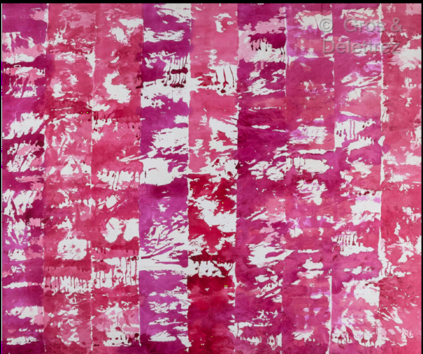 Claire PICHAUD (1935-2017) — Sans titre, 28 avril 1984 Rose