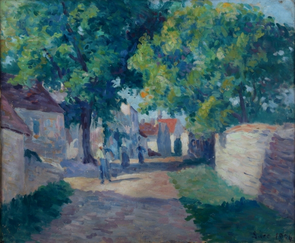 Maximilien LUCE (1858-1941) — L'entrée du village, 1906