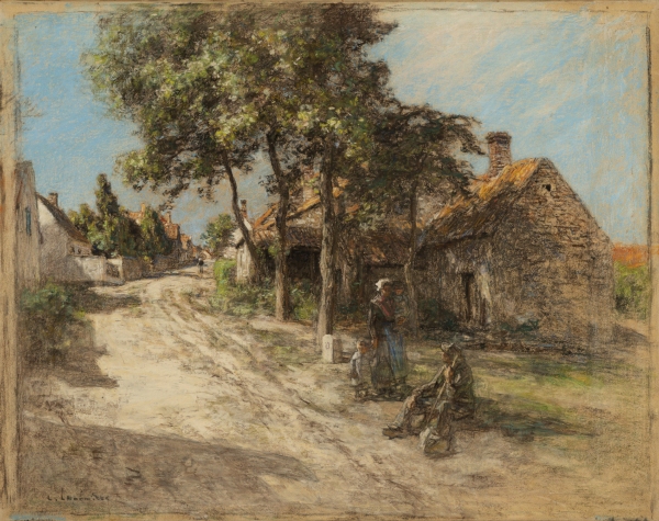Léon Augustin LHERMITTE (1844-1925) — Une Route en Artois, 1905.