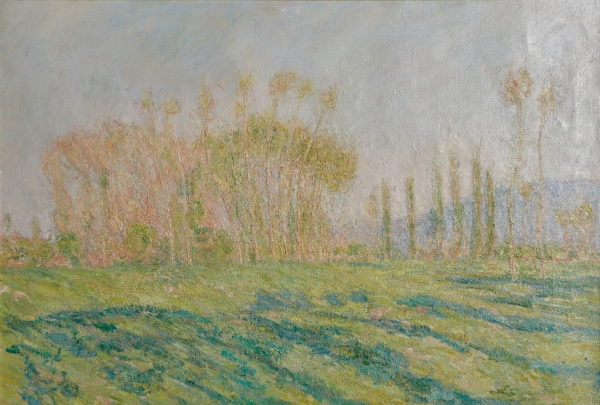Blanche HOSCHÉDÉ-MONET (1865-1947) — Les ombres sur la prairie, (Giverny, la plaine des Ajoux)