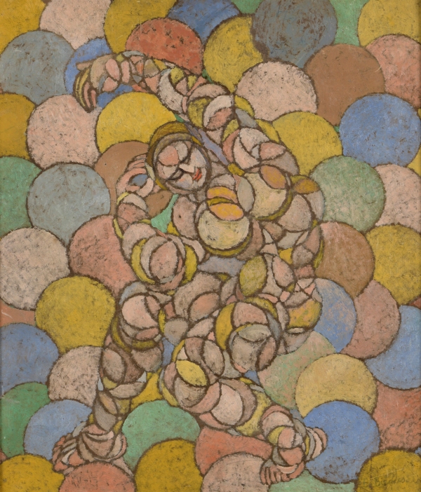 Boleslas BIEGAS (1877-1954) — Le danseur de ballet, circa 1918-1920 (Sphérisme)