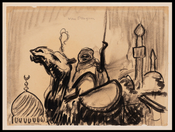 Kees van DONGEN (1877-1968) — Chameau et bédouin au Maroc