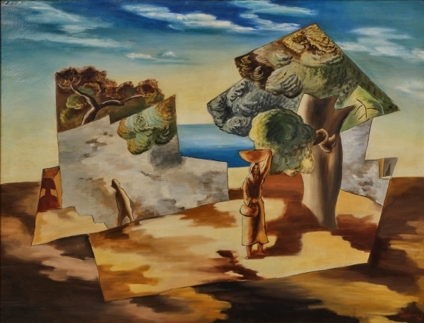 Léopold SURVAGE (1879 1968) — Paysage méditerranéen, 1926