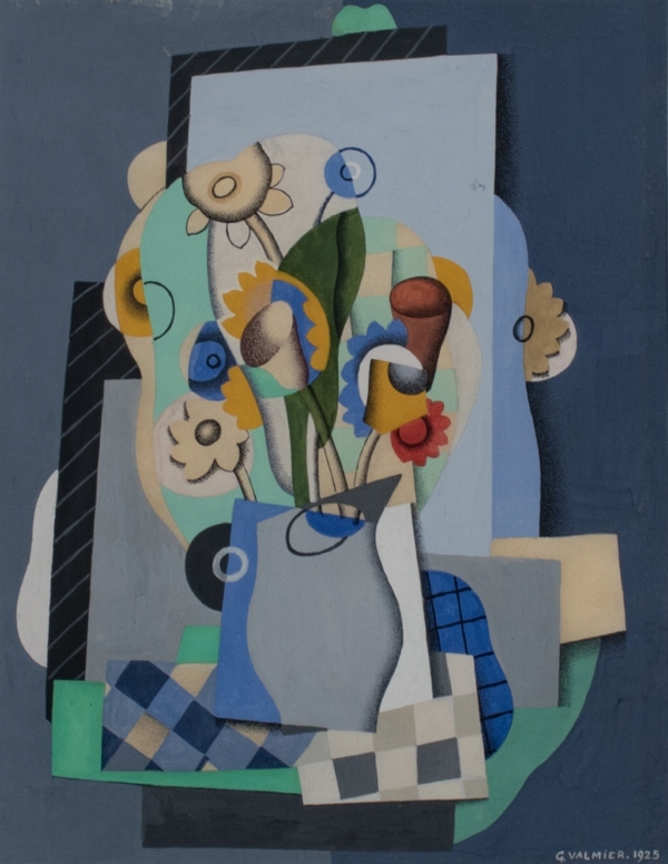 Georges VALMIER (1885-1937) — Vase de fleurs, 1925