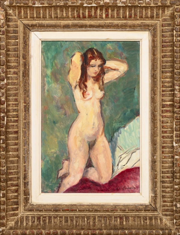 Charles CAMOIN (1879-1965) — Nu debout aux bras levés, vers 1960