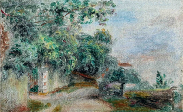 Pierre-Auguste RENOIR (1841-1919) — Paysage au portail, circa 1898