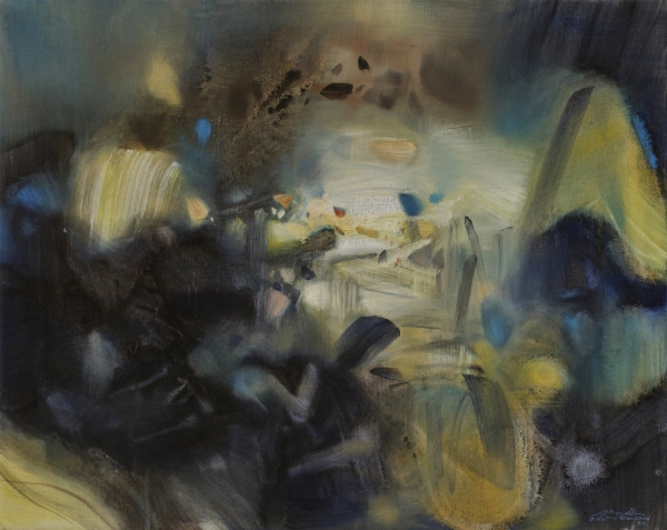 CHU Teh-Chun (1920-2014) — Bleuté A, 1989