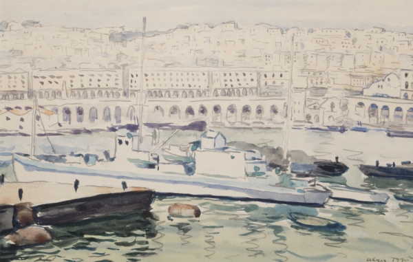 Albert MARQUET (1875-1947) — Alger, le port, 1930