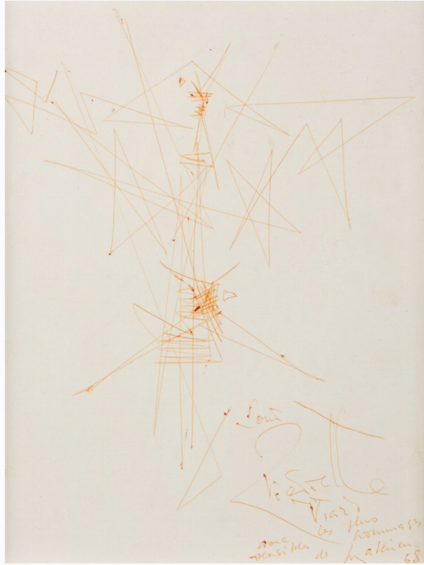 Georges MATHIEU (1921-2012) — Sans titre