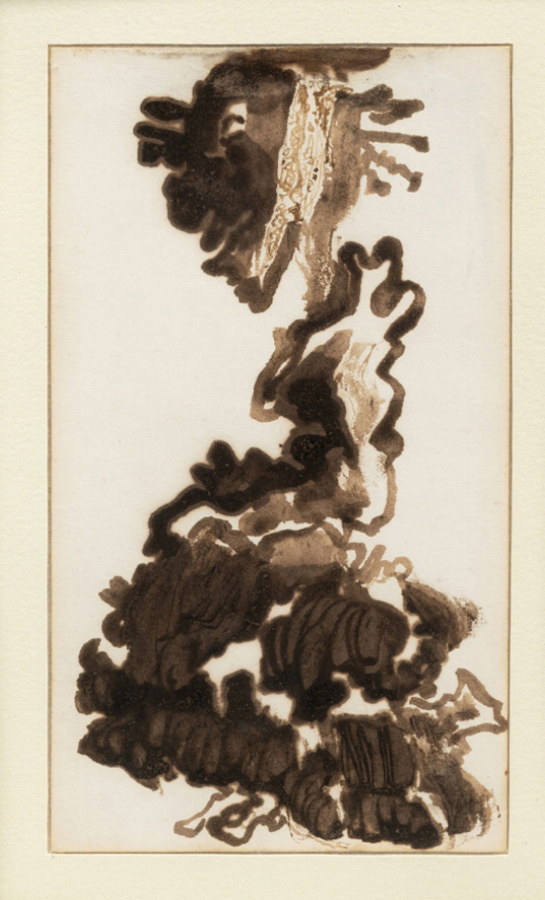 Victor HUGO (1802-1885) — Femme en crinoline, 1856