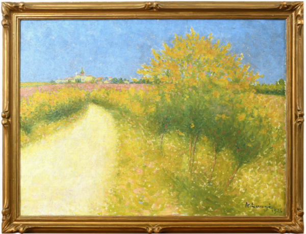 Achille LAUGÉ (1861-1944) — Route aux environs de Cailhau, 1923