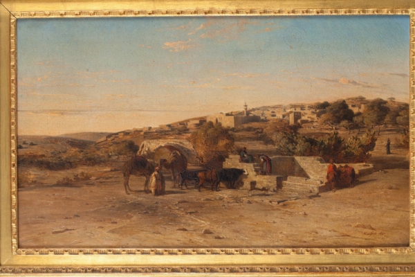 — Halte des chameliers devant Nazareth