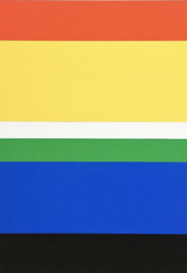 — Maquette pour toile à bandes